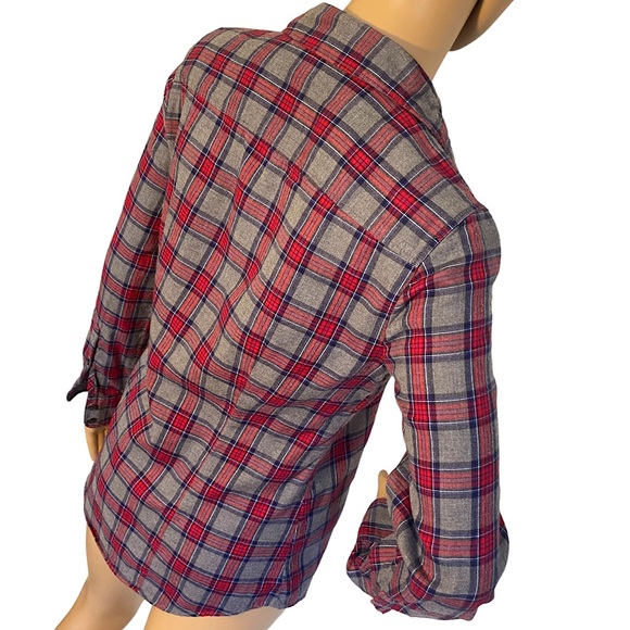 J. CREW  | THE PERFECT SHIRT PLAID BUTTON DOWN  SZ PS - Picture 5 of 16